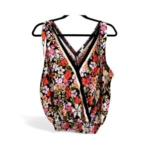 Joie floral tank top. Size large